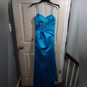 Belsoie evening gown / prom dress - 6 - bright blue/teal